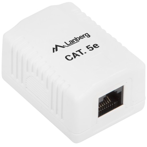 ZÁSUVKA SIEŤ na povrch RJ45 CAT.5E