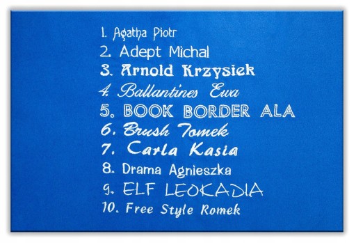 NÁŠIVKA s názvom pre materskú školu NAMESAK