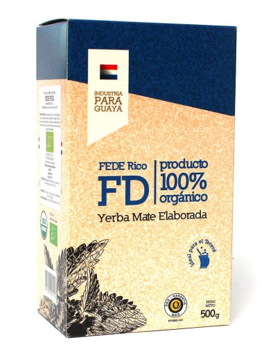 Yerba Mate Fede Rico Bio Elaborada 0,5kg 500g