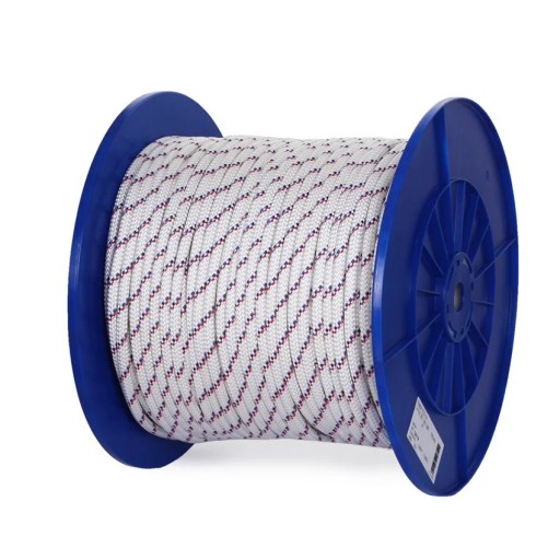Polostatické lano 11 mm Teufelberger – Patron V METROCH, dĺžka: 1 m, biele, 22 kN