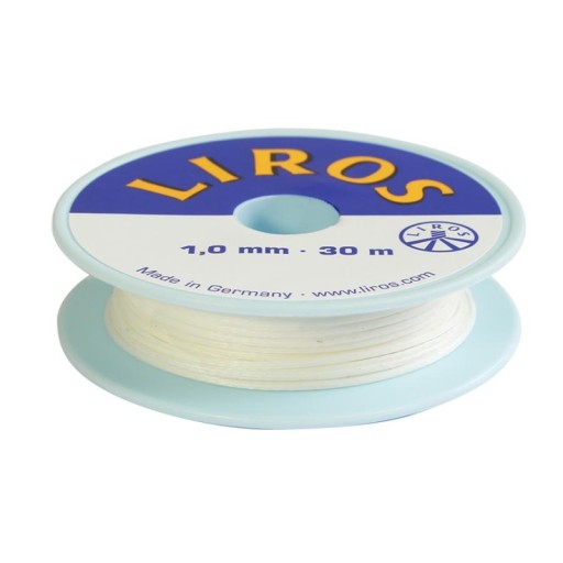 JUZING WHITE LIROS plachetnica 1mm x 30M - VYROBENÉ V NEMECKU