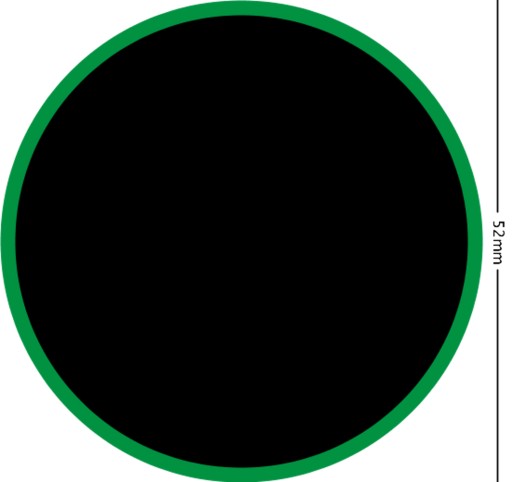 Záplaty na opravu pneumatík 52mm MARUNI MU-B0 5 ks.
