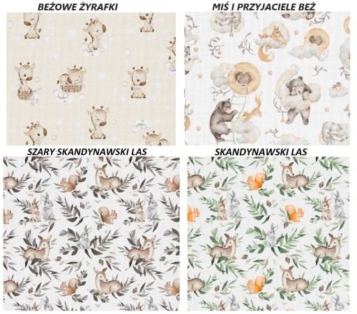 LaMinia Obliečka na vankúš do postele 50x60 MNOHÉ DIZAJNY