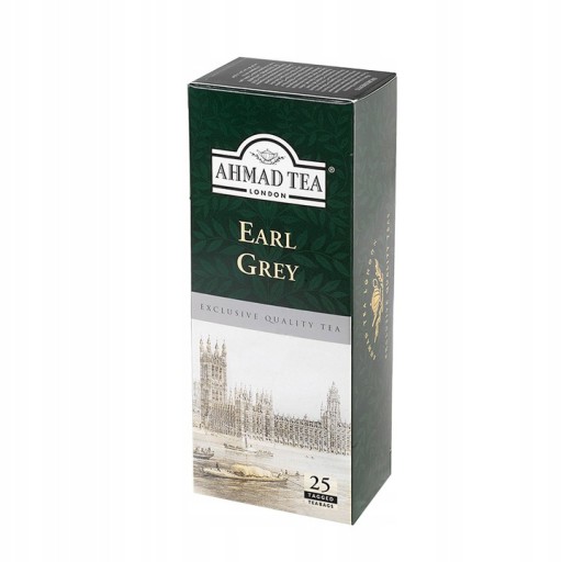 Ahmad Tea London Earl Grey 25 vrecúšok s príveskom