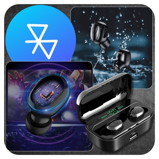 BEZDRÔTOVÉ SLÚCHADLÁ DO UŠÍ G6s pre telocvične BLUETOOTH NA BEH IPX7