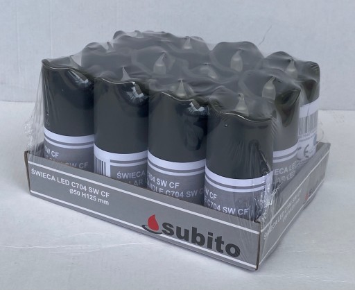 LED sviečka 12,5 cm / 5 cm Subito plameňový efekt