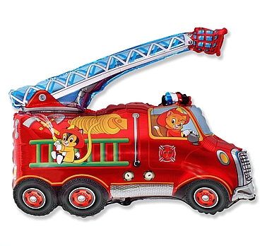 Fóliový BALÓN Hasičské auto FIREFIGHTER Birthday PARTY