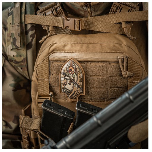 NÁŠIVKA NA VELCRO VALKYRIE SPEAR M-TAC NÁŠAŤ NA MORÁLKY PVC TLAČENÝ COYOTE