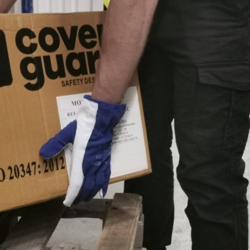 Ochranné pracovné rukavice z mäkkej kozej kože COVERGUARD EUROSTRONG 820 9-L