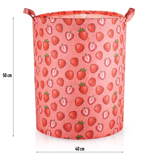 KONTAJNER NA PRÁDLO KOŠÍK HRAČKY KAPACITA TAŠKA SKLADAČNÁ VEĽKÁ XL 60l 40x50cm