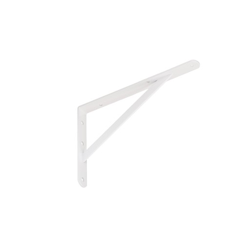 Technická oceľová podpera 300x200x20x3mm biela