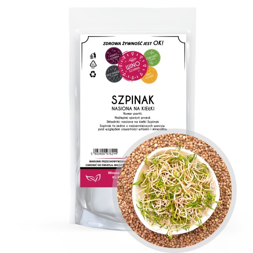 Špenát - semená na klíčky - 50 g