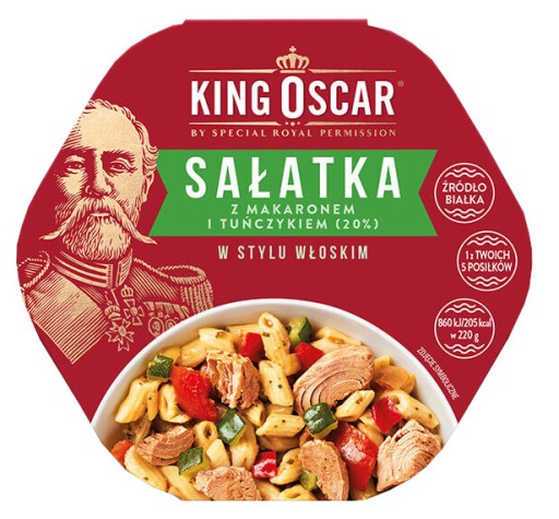 Taliansky cestovinový šalát King Oscar
