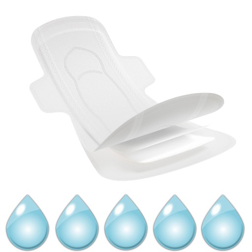 Popôrodné hygienické vložky Canpol Babies s krídelkami na deň, 10 kusov
