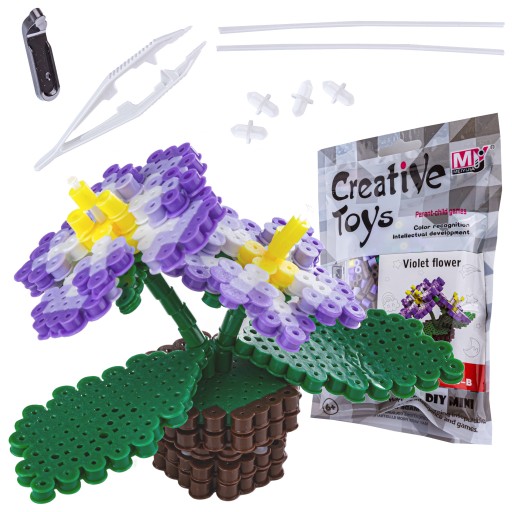 Zažehľovacie korálky 3D VZORKY Kvetinové zažehľovacie korálky DOPLNKY