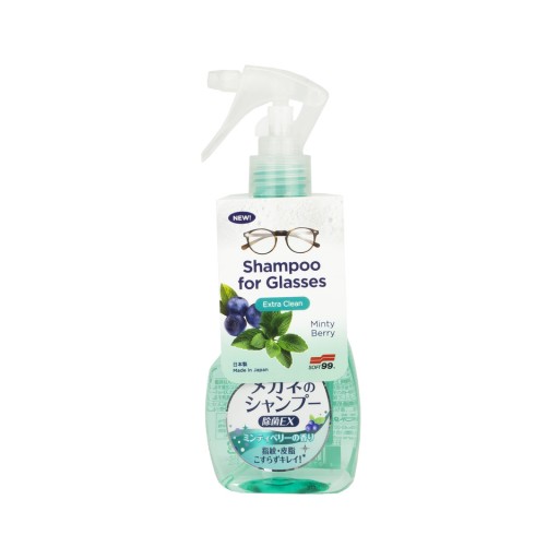 Soft99 Čučoriedkovo-mätový tekutý šampón na okuliare 160 ml