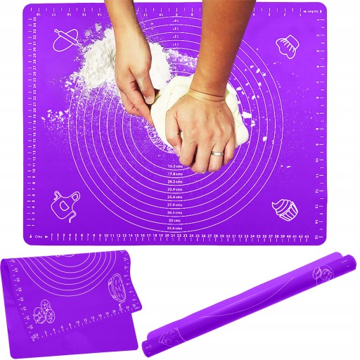 VEĽKÁ SILIKÓNOVÁ PODLOŽKA NA STOL S ROZMERMI 50X40 CM PODLOŽKA NA STOLU