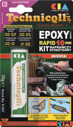 TECHNICQLL UNIVERZÁLNA EPOXIDOVÁ SÚPRAVA 35g