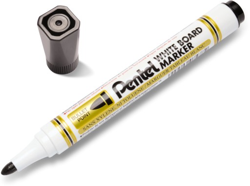 Pentel Marker pre biele tabule Dry Black Mw85