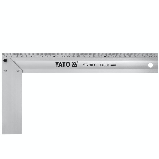 YATO HLINÍKOVÁ UHLOVÁ LIŠTA 300MM YT-7081