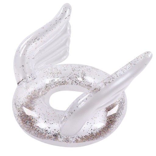 PLAVECKÝ veľký nafukovací matrac GLITTER vodný