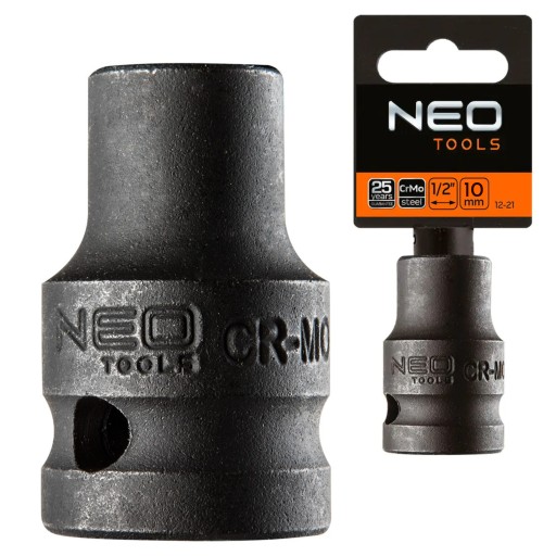 NEO 12-210 NÁRAZOVÁ ZÁSUVKA 1/2'' 10X38MM, CR-MO