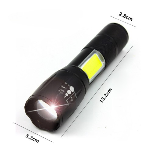 VEĽMI VÝKONNÁ LED TAKTICKÁ VOJENSKÁ ZOOM BATERKA