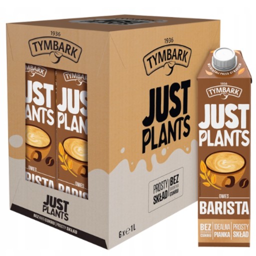 Barista Tymbark Just Plants rastlinný nápoj 1l