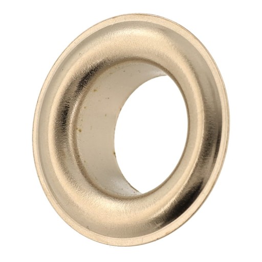 Kožené očká na šitie, priemer 15 mm, strieborné, 10 ks