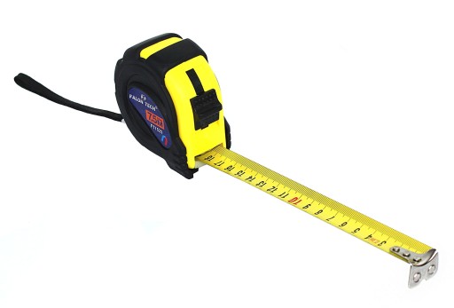 Falon-Tech 7,5 m skladací zvinovací meter kovový zvinovací meter so zámkom PRO