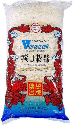 Čínske sójové rezance Vermicelli Longkou 500g