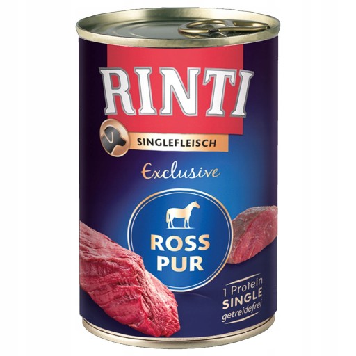 Konzerva RINTI Singlefleisch Exclusive Pur KONINA 400G pre psov