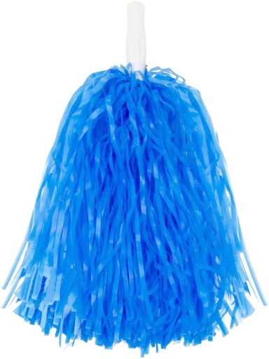 Bambuľka roztlieskavačky CHEERLEADER bambulky MODRÝ outfit