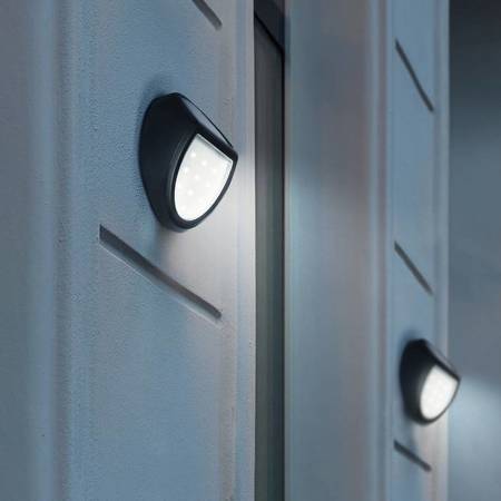 solárne svietidlo nástenné svietidlo súmrakový senzor 10LED