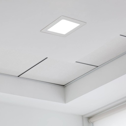 Zapustená lampa so štvorcovým panelom LED 18W 4000K Neutrálna pre chodbu