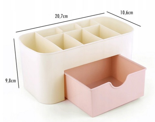 Organizačný box na kozmetiku a šperky Colors