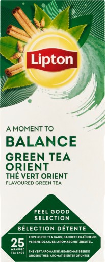 Lipton Green Tea Orient čaj v obálkach 25 ks