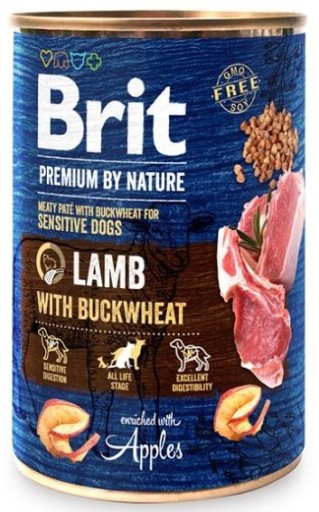 Brit Premium By Nature Jahňacina a pohánka 400 g