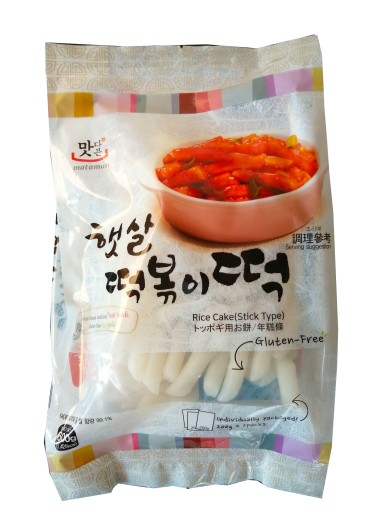 Ryžové halušky, Tteokbokki, malé tyčinky 600g 3x200g
