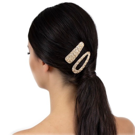 HAIR CLIPS sada spôn - zlatá farba - 3 kusy
