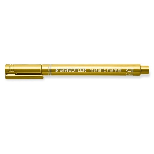 ZNAČOVAČ OZDOBNÝ, ZLATÝ METALICKÝ 1-2MM STAEDTLER