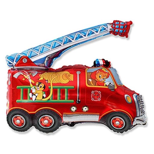 Fóliový BALÓN Hasičské auto FIREFIGHTER Birthday PARTY