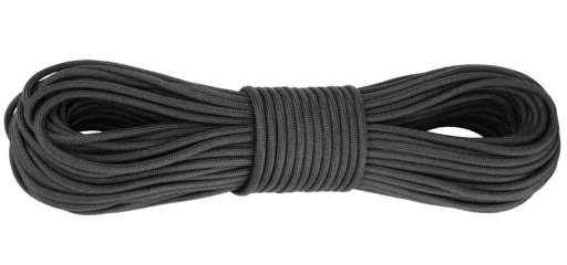 BSH - SUPER SILNÝ ODOLNÝ PARACORD SURVIVAL ČIERNA 30m / 180 kg