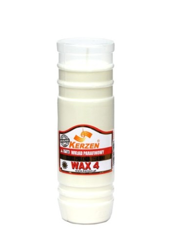 Vložka do parafínovej sviečky KERZEN WAX 4 96h