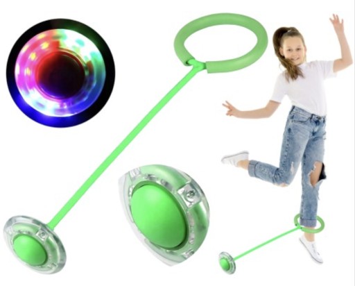 SVIETIACE LED ŠVIHADLO HULA HOP SKIPPER HULAHOP HRAČKA PRE DETI