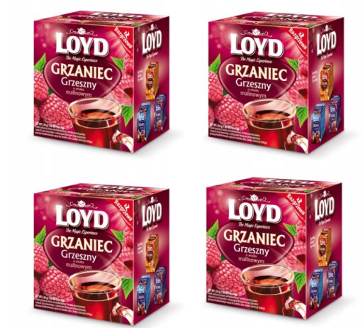 Loyd Sinful varený čaj s príchuťou maliny 30 g (10 x 3 g)