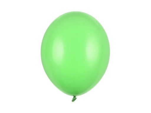 SVETLOZELENÉ BALÓNY pastelové silné 27 cm 12 palcov 50 ks na girlandy