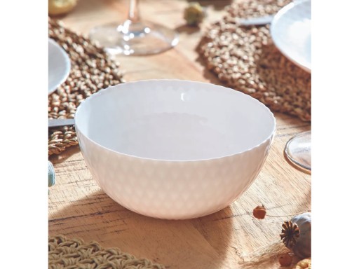 Miska šalátová 13 cm Pampille White LUMINARC