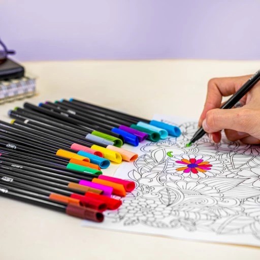 Fixky, popisovače, popisovače, Bic Intensity 0,8 mm, 12 farieb, 12 ks
