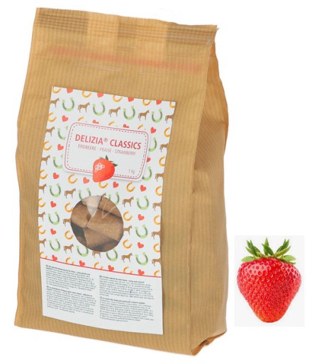 DELIZIA CLASSIC DREATY PRE KONE, JAHODA 1KG